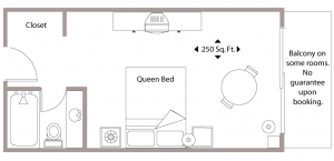 Floor Plan Superior one queen