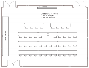 Floor Plan Classroom 42/44