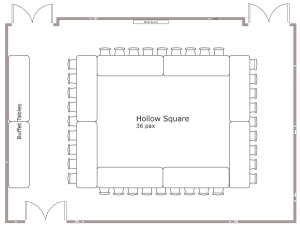 Floor Plan Hollow Square 36