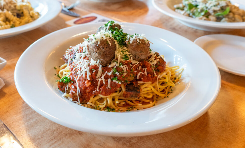 Meatball Pizza and Pasta Banff Restaurant for Italian food